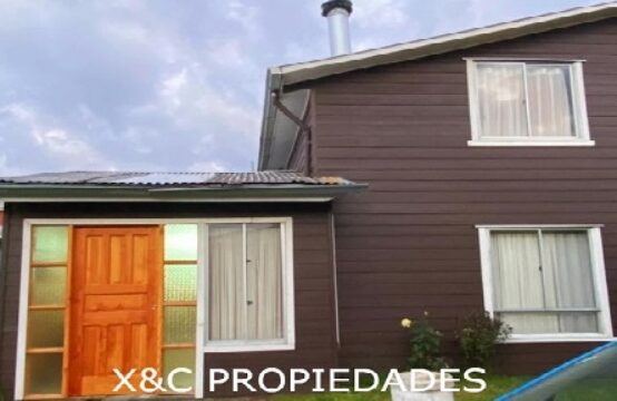 Se Vende Acogedora Casa en Vilcún, Villa Los Ríos, con aislación térmica.
