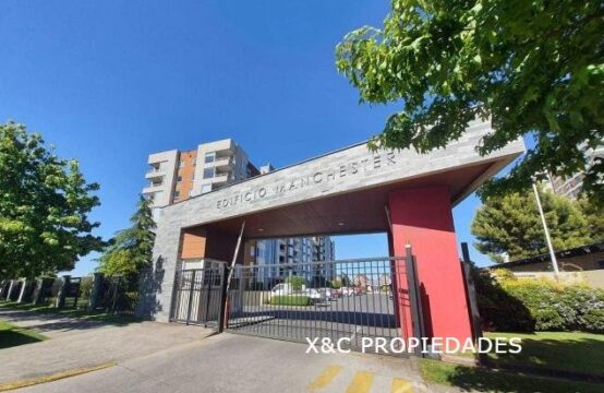 Se Arrienda Departamento en Condominio Manchester con Estacionamiento, 1 Piso.