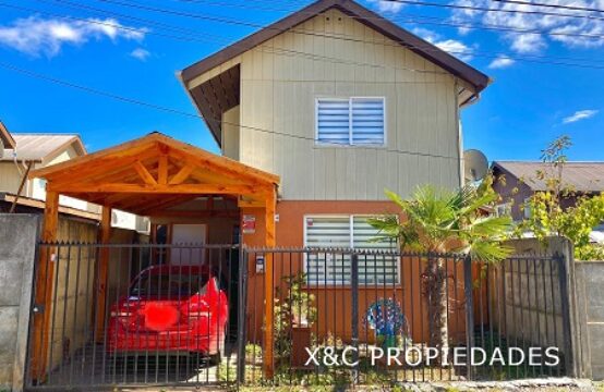 SE VENDE CASA, en comuna de Padre las Casas, sector Pulmahue X